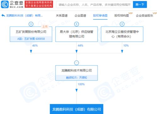 五礦發展關聯公司成立新公司，發力物聯網與網絡信息技術研發